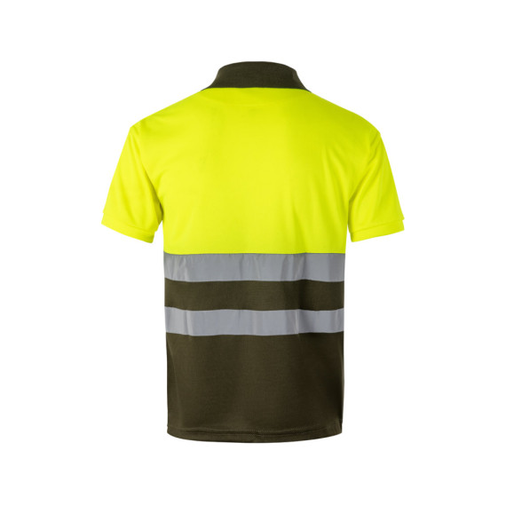 VL CUPID LARGE. Dvoubarevná polokošile z ptačí perspektivy (160 g/m²) s krátkým rukávem z polyesteru (100 %)