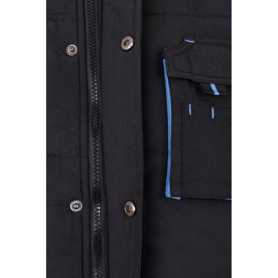 VL NERGAL. Vycpaná vesta, dvoubarevná, vícekapsová (120 g/m²), z polyesteru (100 %)