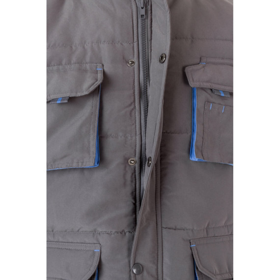 VL NERGAL. Vycpaná vesta, dvoubarevná, vícekapsová (120 g/m²), z polyesteru (100 %)