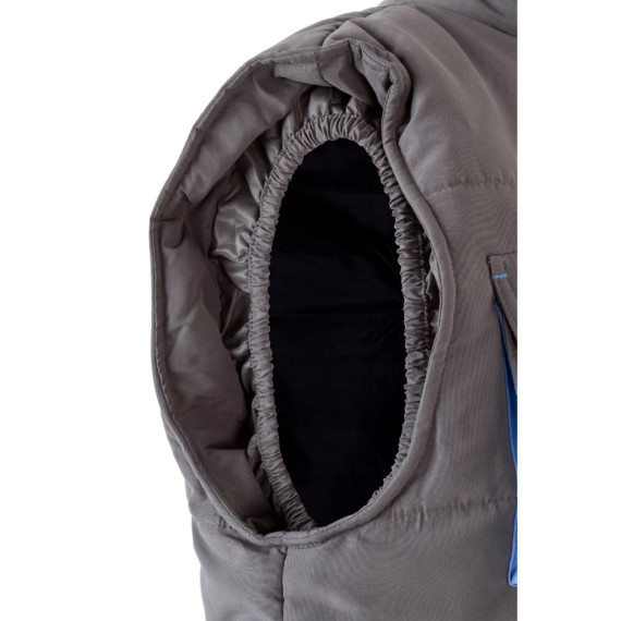 VL NERGAL. Vycpaná vesta, dvoubarevná, vícekapsová (120 g/m²), z polyesteru (100 %)