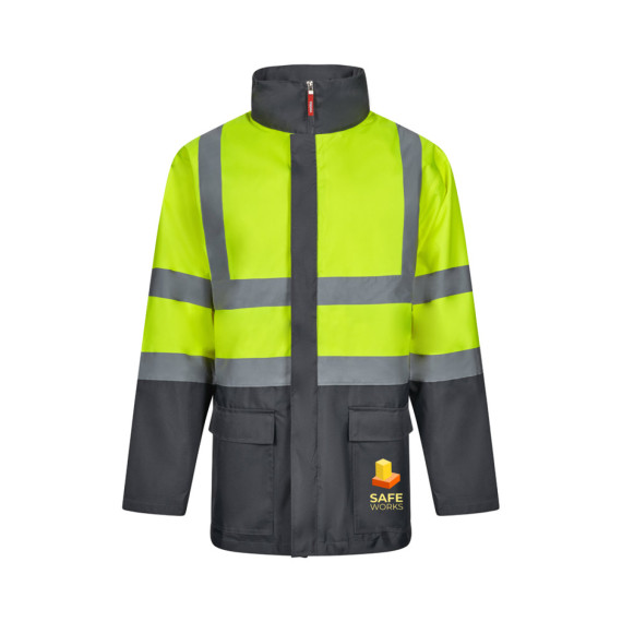 VL JUNO. Dvoubarevná parka 4v1 (180g/m²), z polyesteru (100%) s PU zátěrem