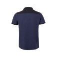 VL VELES. Dvoubarevná strečová piké polokošile (200 g/m²) s krátkým rukávem z polyesteru (96 %) a elastanu (4 %)