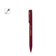 CLINT. Kuličkové pero z recyklovaného hliníku (100% rAL) s pryžovou úpravou
