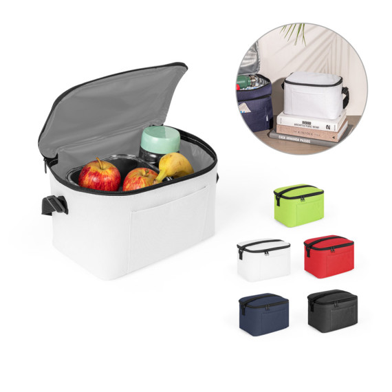 CANCUN. Termo taška z recyklovaného polyesteru (600D) s nastavitelným popruhem 7 L