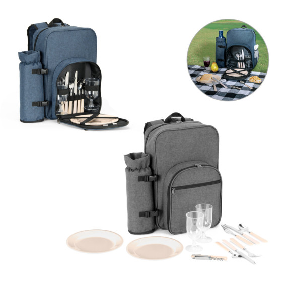 WHITSUNDAY. Piknikový chladící batoh z recyklovaného polyesteru s vysokou hustotou 600D