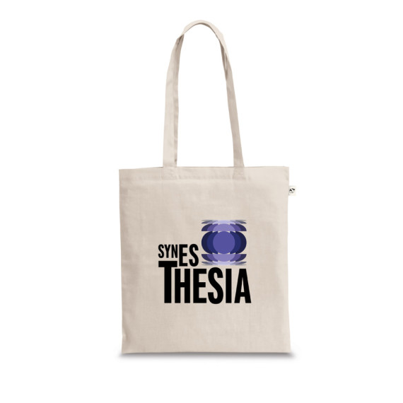 SVANETI. Taška vyrobená ze recyklované bavlny (70 %) a polyesteru (30% rPET) (150 g/m²)