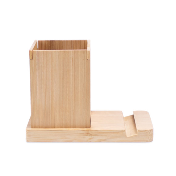 ERWIN. Stolní set s držákem na mobilní telefon a šálkem