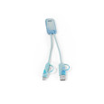 BERNERS. Superrychlý USB kabel 6v1 ve recyklovaného PET (100% rPET)