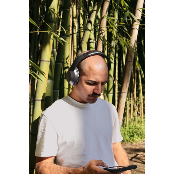 HENDRIX. Skládací bezdrátová sluchátka s 20h výdrží baterie ve recyklovaného ABS (100% rABS)