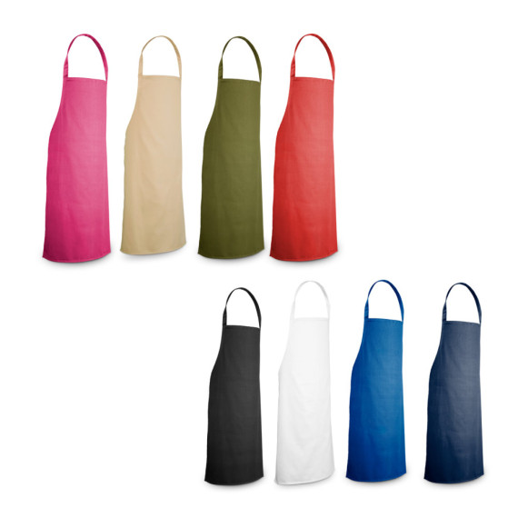 CUMIN. Bavlněná keprová zástěra (180 g/m²)