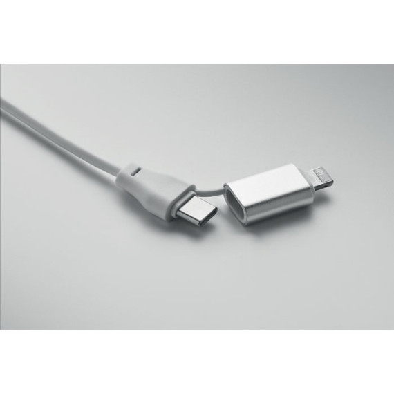 BULE, Přívěsek na klíče s kabelem 4v1