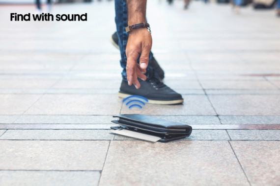 Karta s lokátorem Findcard z RCS recykl. plastu