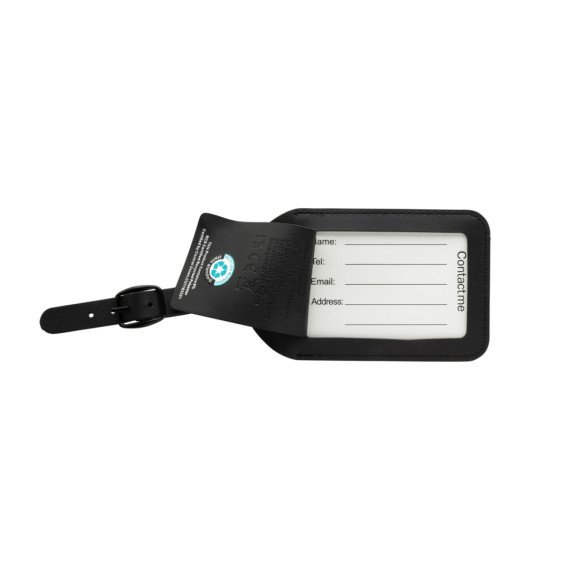 Visačka na zavazadla s nabíjecím lokátorem z RCS polyesteru