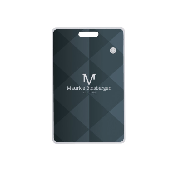 Ultratenká karta s nabíjecím lokátorem Findit z RCS plastu