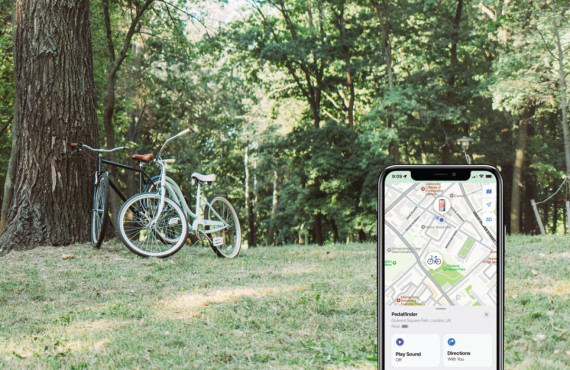 Zvonek na kolo s lokátorem Pedalfinder