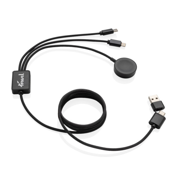 Nabíjecí kabel Terra s nabíječkou hodinek 6 v 1 z RCS rPET