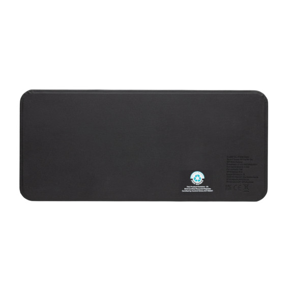 Bezdrátová stolní nabíječka Swiss Peak 3v1 z RCS recykl. PU