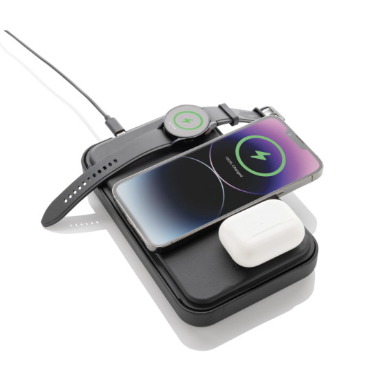 Cestovní pouzdro s nabíječkou 3v1 Swiss Peak z RCS plastu