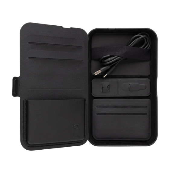 Cestovní pouzdro s nabíječkou 3v1 Swiss Peak z RCS plastu