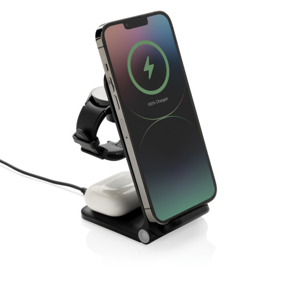 Nabíječka Powerpal 3 v 1 15 W z RCS recyklovaného plastu