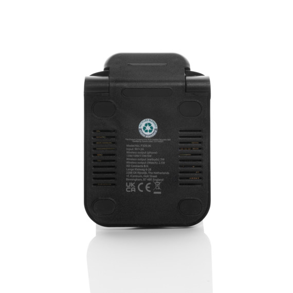 Nabíječka Powerpal 3 v 1 15 W z RCS recyklovaného plastu