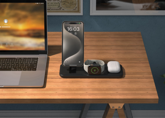 Urban Vitamin Torrance 3 v 1 magnetická 15W nabíječka z RCS