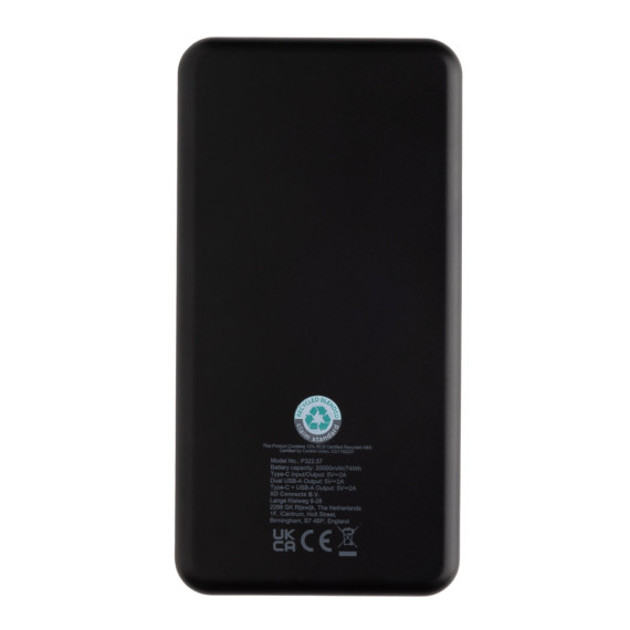Powerbanka Boostcore 20000mAh s USB C z RCS recykl. plastu