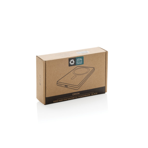 Magnetická powerbanka Orion 5000mAh 5W z RCS hliníku