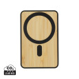 Magnetická powerbanka Zen 5000mAh 5W z RCS plastu a bambusu