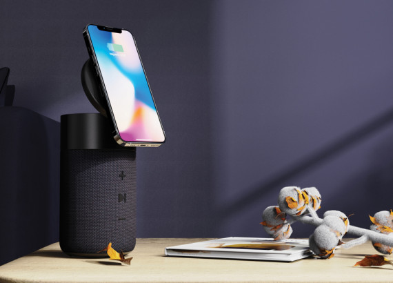 Reproduktor 10W s 15W nabíječkou Urban Vitamin Anaheim RCS