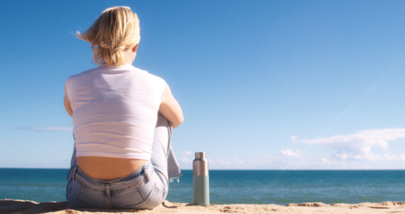 Lahev na vodu Fluid 600ml z RCS recyklované oceli