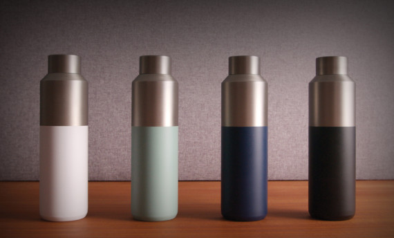 Lahev na vodu Fluid 600ml z RCS recyklované oceli