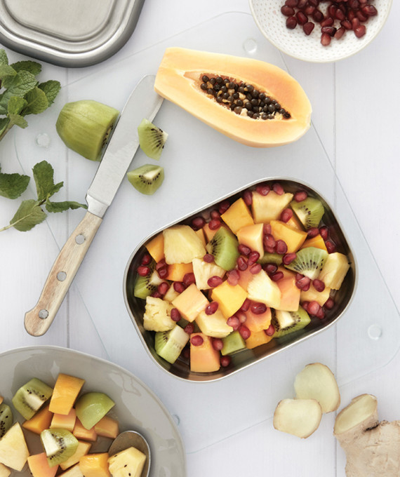 Velká nerezová krabička na jídlo Black+Blum