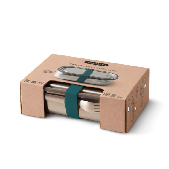 Velká nerezová krabička na jídlo Black+Blum