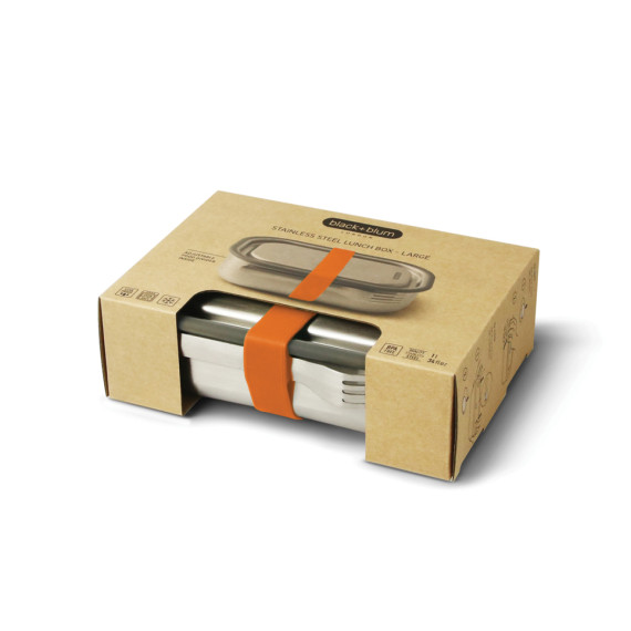 Velká nerezová krabička na jídlo Black+Blum