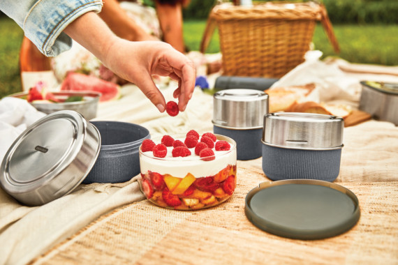 Skleněná miska na jídlo 750ml Black+Blum