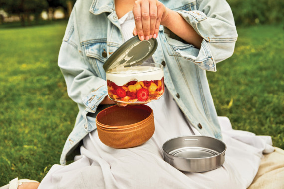 Skleněná miska na jídlo 750ml Black+Blum