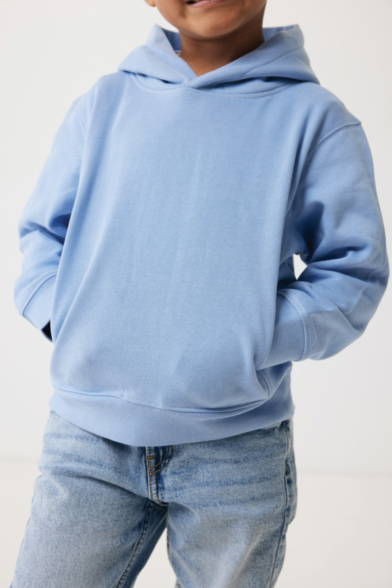 Dětská mikina s bočními kapsami IQONIQ Yengo z rec. bavlny