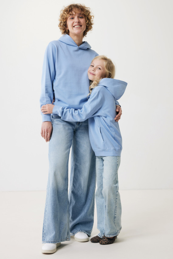 Dětská mikina s bočními kapsami IQONIQ Yengo z rec. bavlny