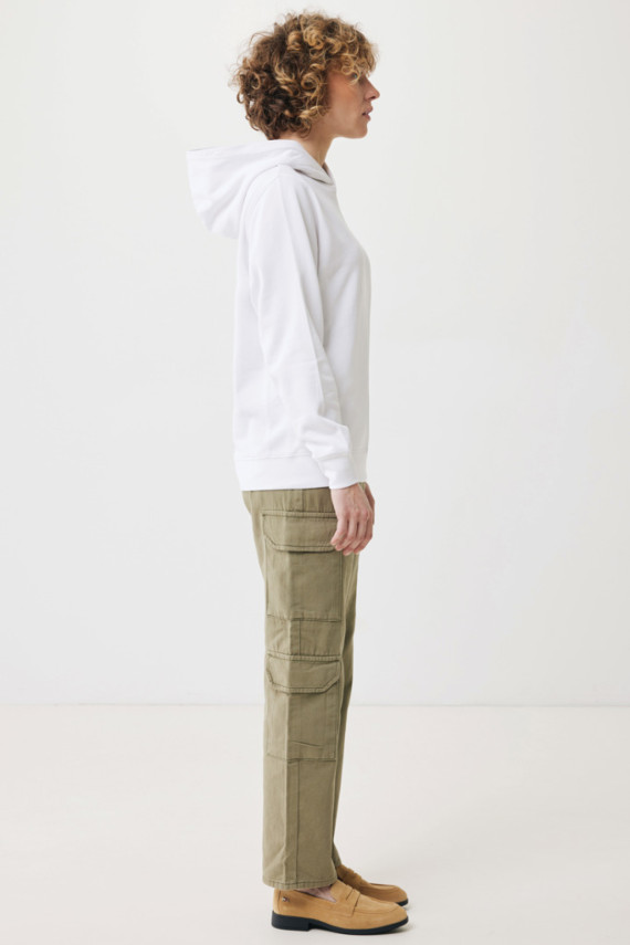 Mikina s kapucí a bočními kapsami IQONIQ Yengo z rec. bavlny