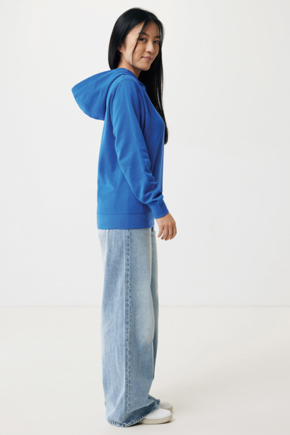 Mikina s kapucí a bočními kapsami IQONIQ Yengo z rec. bavlny