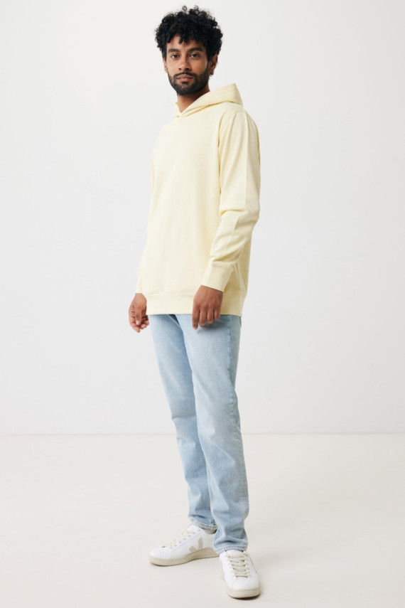 Mikina s kapucí a bočními kapsami IQONIQ Yengo z rec. bavlny