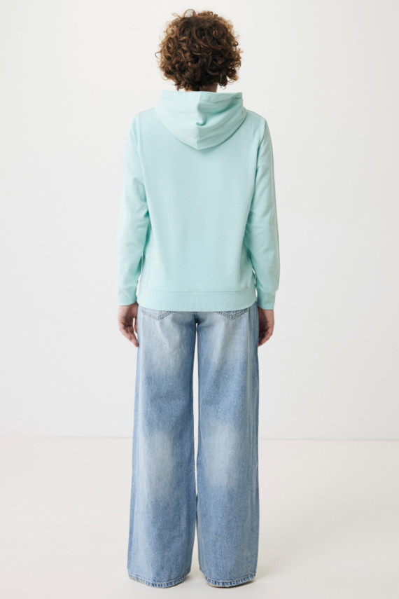 Mikina s kapucí a bočními kapsami IQONIQ Yengo z rec. bavlny