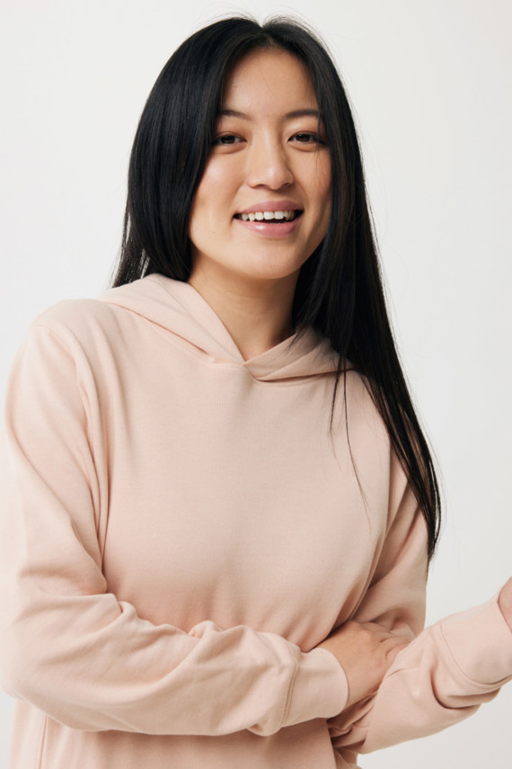 Mikina s kapucí a bočními kapsami IQONIQ Yengo z rec. bavlny