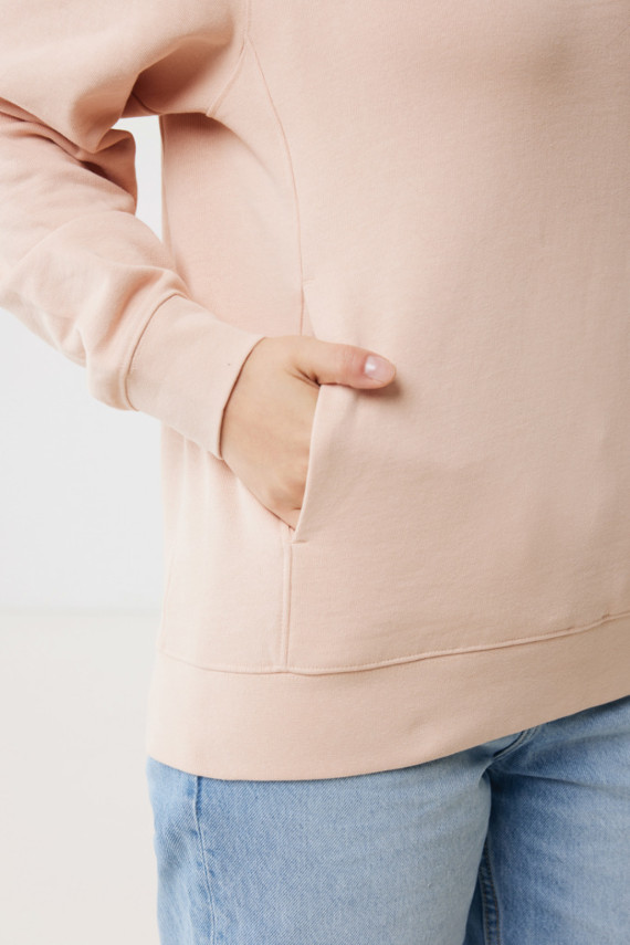 Mikina s kapucí a bočními kapsami IQONIQ Yengo z rec. bavlny