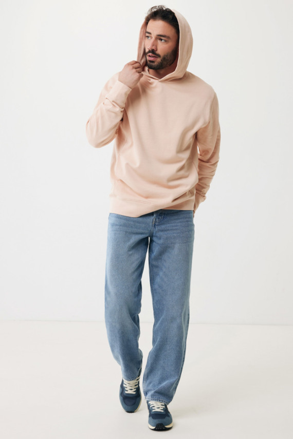 Mikina s kapucí a bočními kapsami IQONIQ Yengo z rec. bavlny