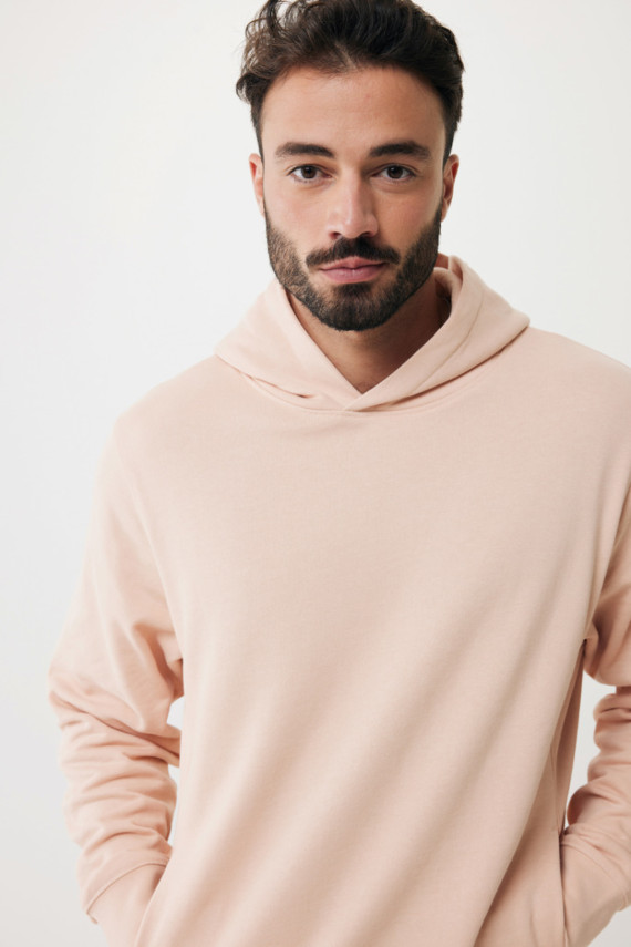 Mikina s kapucí a bočními kapsami IQONIQ Yengo z rec. bavlny