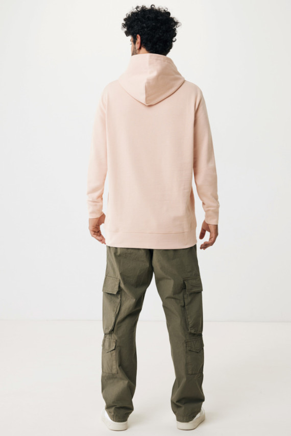 Mikina s kapucí a bočními kapsami IQONIQ Yengo z rec. bavlny