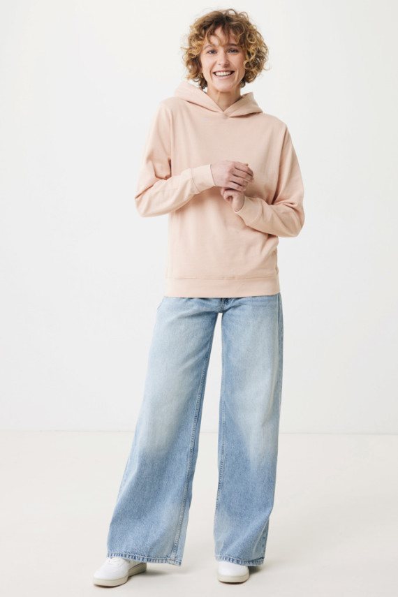 Mikina s kapucí a bočními kapsami IQONIQ Yengo z rec. bavlny