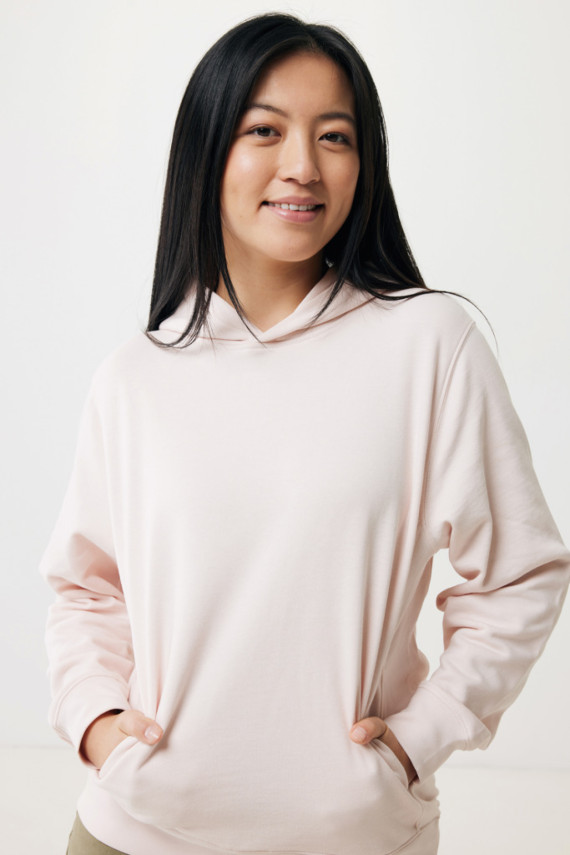 Mikina s kapucí a bočními kapsami IQONIQ Yengo z rec. bavlny